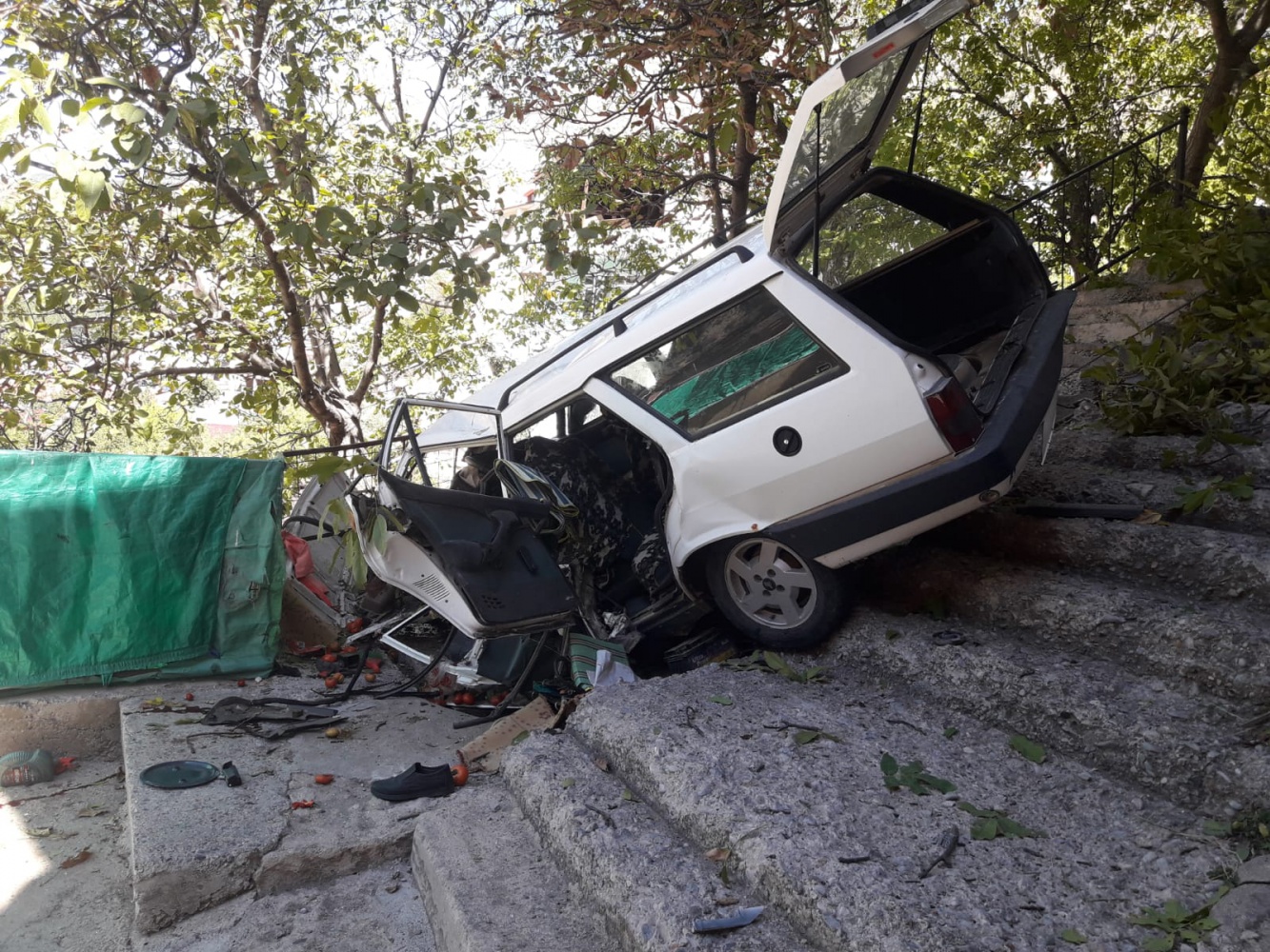 Gümüşhane’de feci kaza: 1 ölü 10