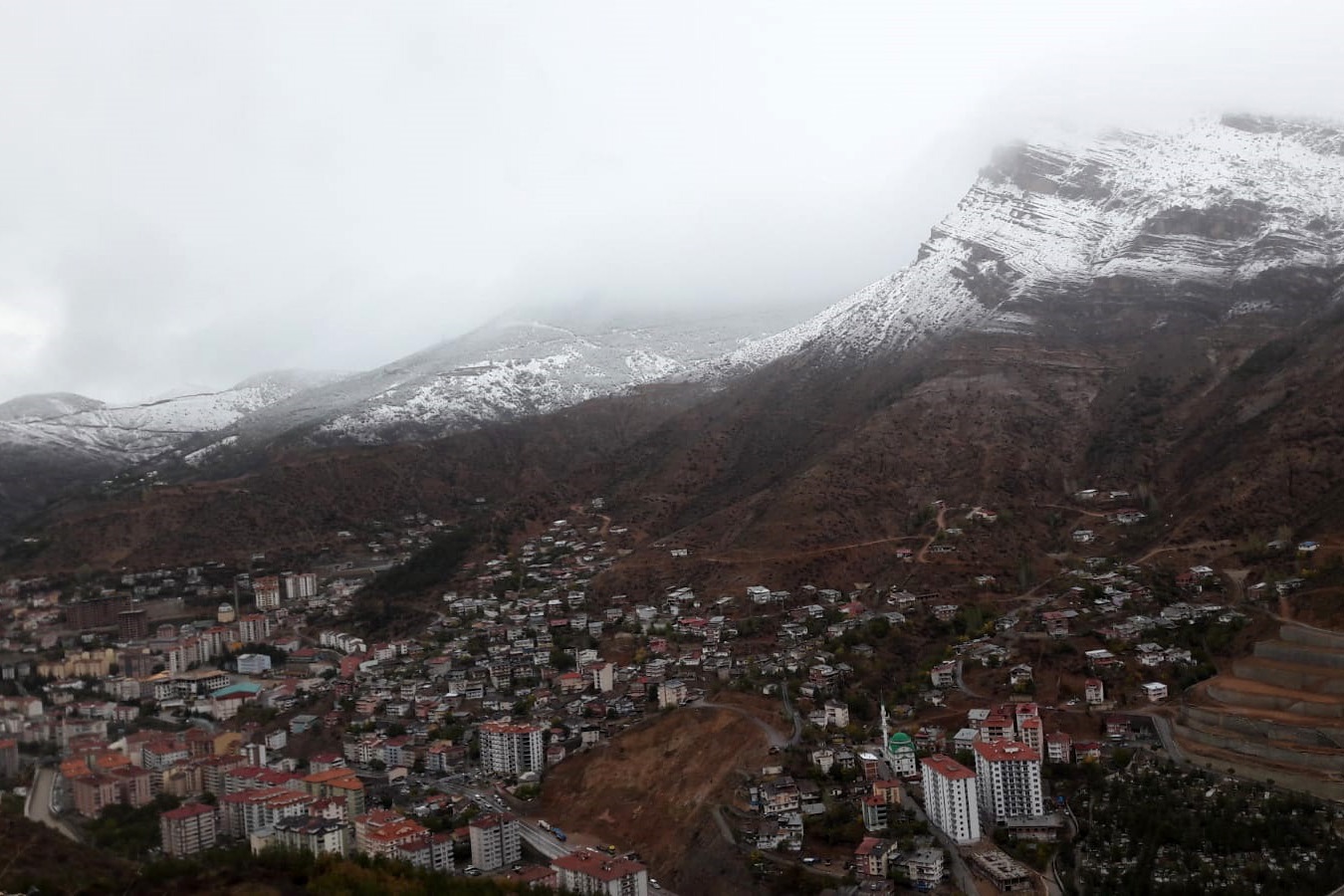 Gümüşhane’nin yüksekleri beyaza büründü 12