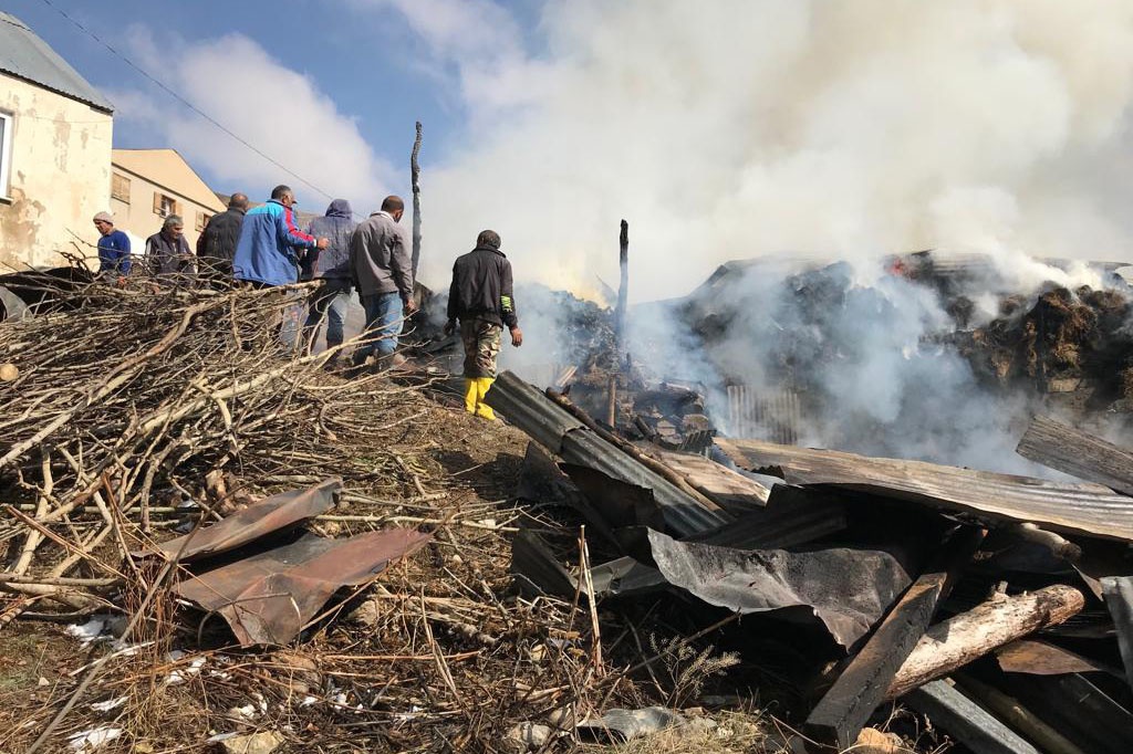 Gümüşhane’de yangın 9