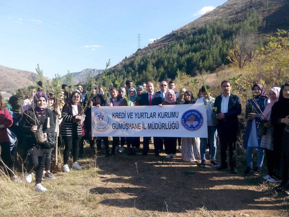 Gümüşhane KYK Ormanı büyümeye devam ediyor 14