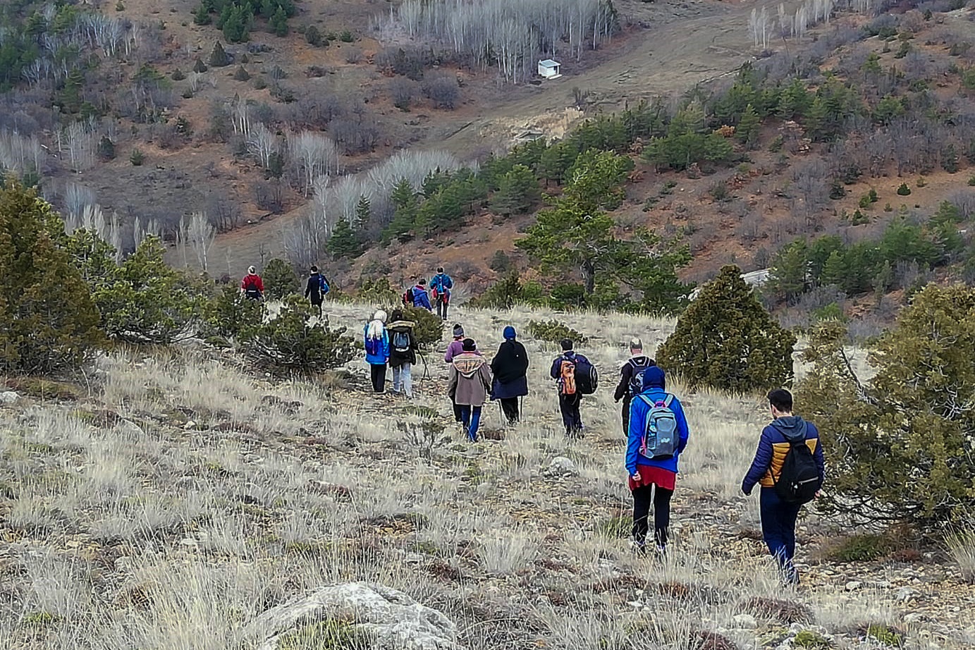 Gümüşhaneli dağcılar öğretmenler için yürüdü 8