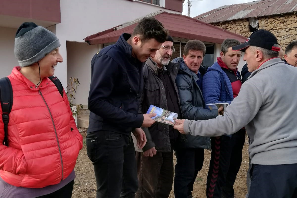 Gümüşhaneli dağcılar öğretmenler için yürüdü 10