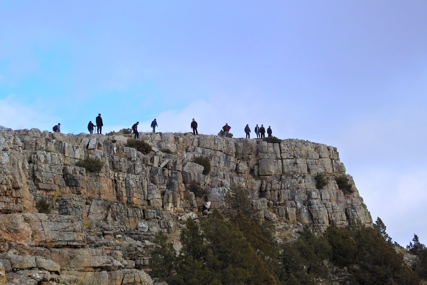 Gümüşhaneli dağcılar öğretmenler için yürüdü 12