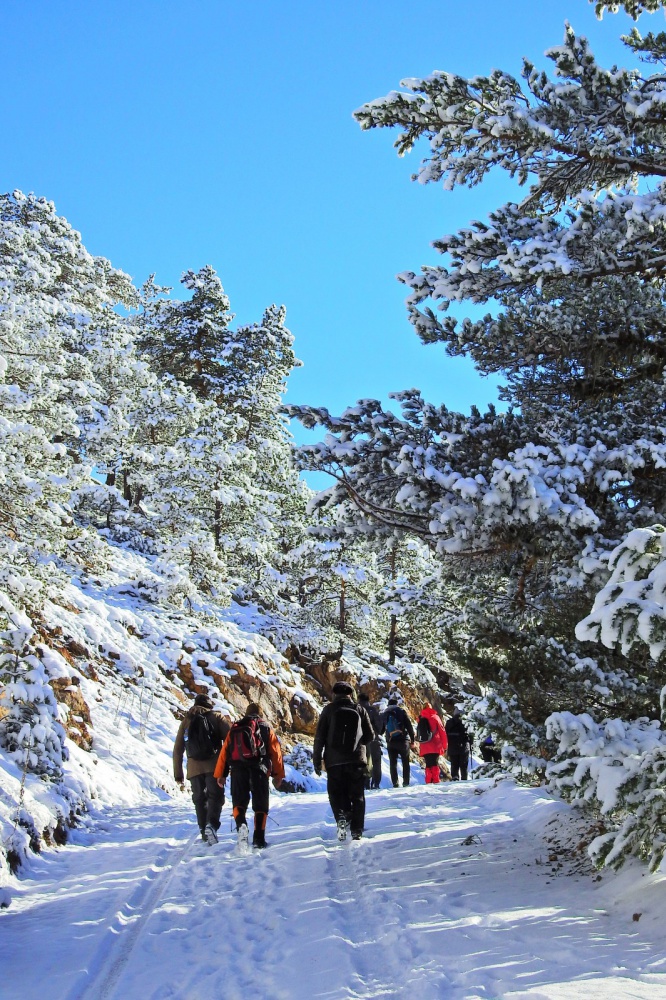 Gümüşhaneli dağcılardan tarihi ipek yolunda beyaz yürüyüş 11