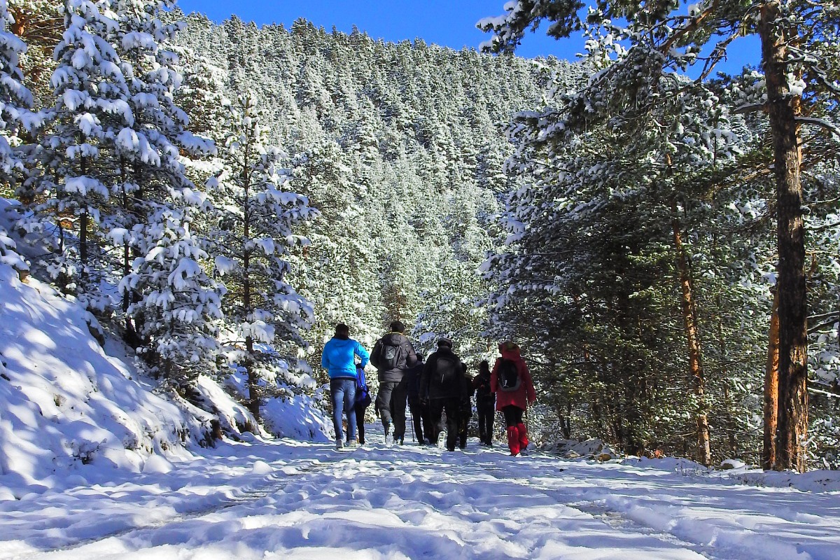 Gümüşhaneli dağcılardan tarihi ipek yolunda beyaz yürüyüş 16