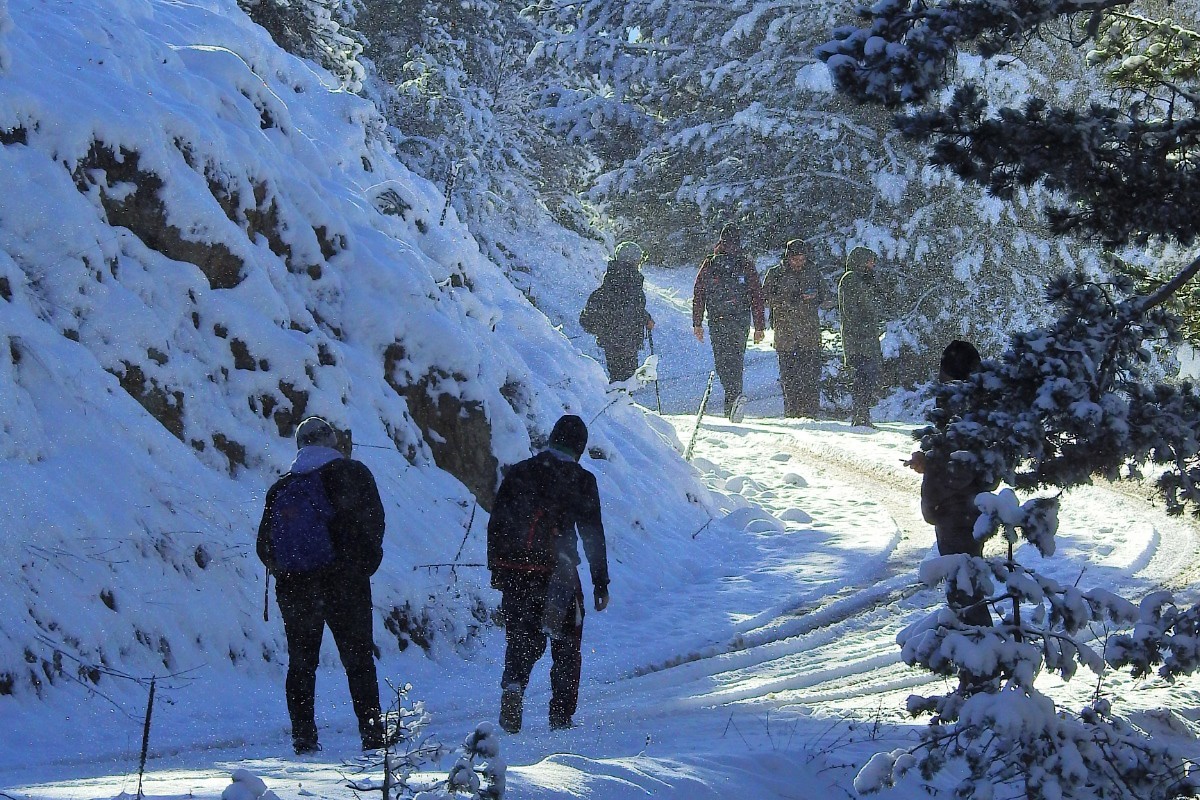 Gümüşhaneli dağcılardan tarihi ipek yolunda beyaz yürüyüş 18