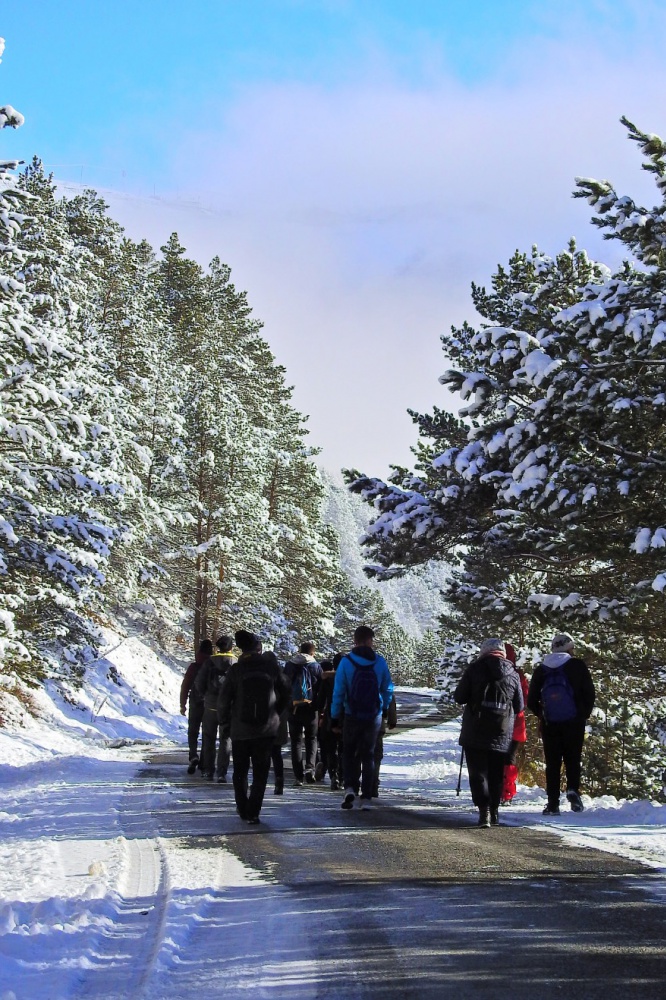 Gümüşhaneli dağcılardan tarihi ipek yolunda beyaz yürüyüş 20