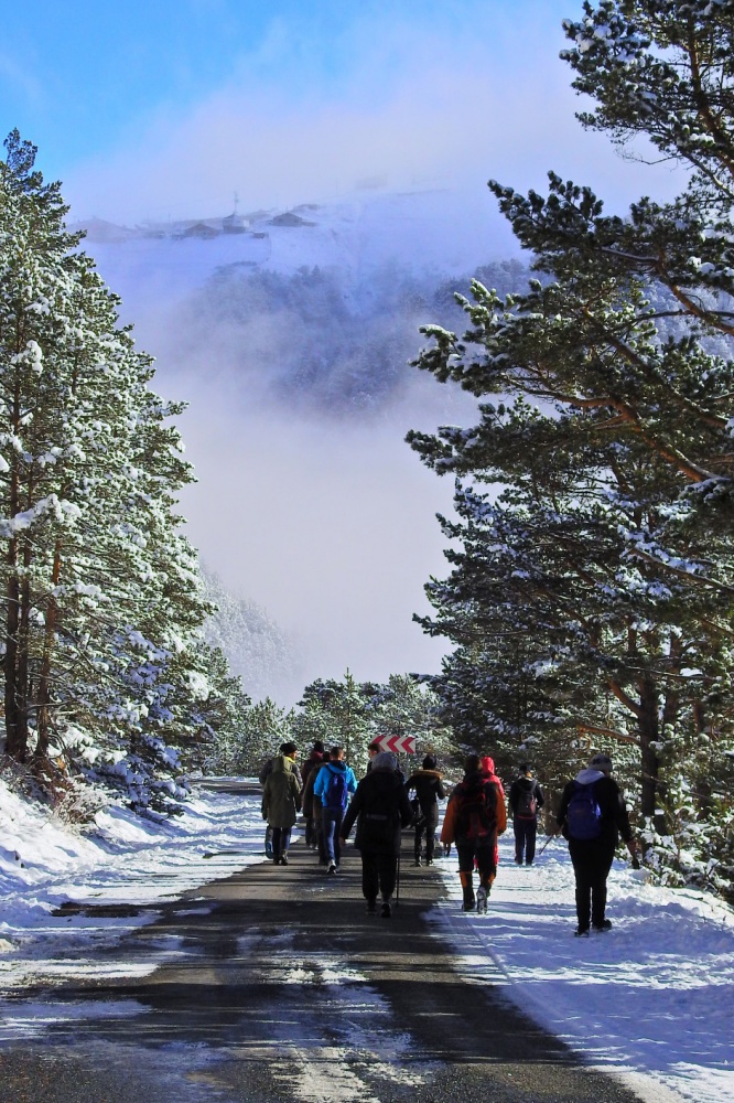 Gümüşhaneli dağcılardan tarihi ipek yolunda beyaz yürüyüş 21