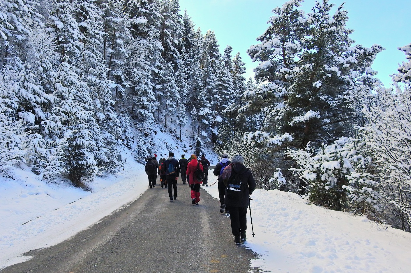 Gümüşhaneli dağcılardan tarihi ipek yolunda beyaz yürüyüş 26