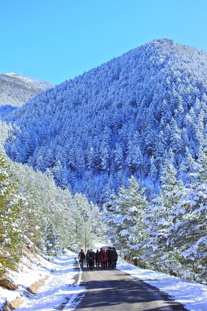 Gümüşhaneli dağcılardan tarihi ipek yolunda beyaz yürüyüş 39