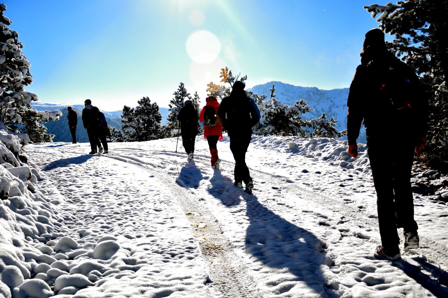 Gümüşhaneli dağcılardan tarihi ipek yolunda beyaz yürüyüş 38