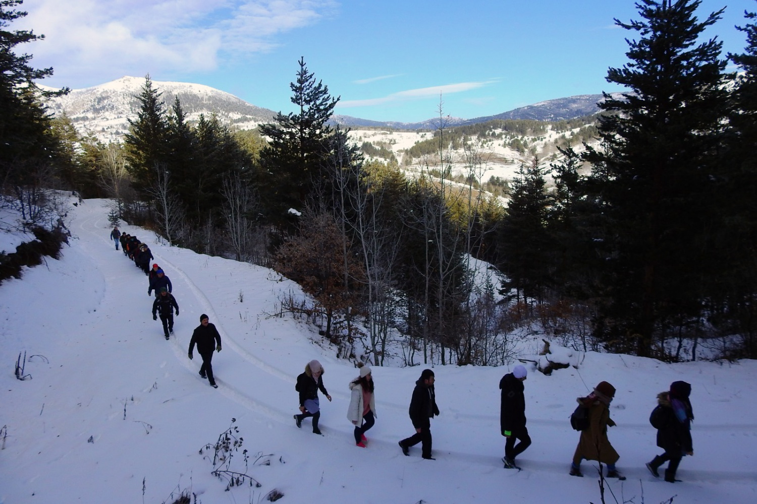 Gümüşhaneli dağcılar Sarıkamış şehitleri için yürüdü 4