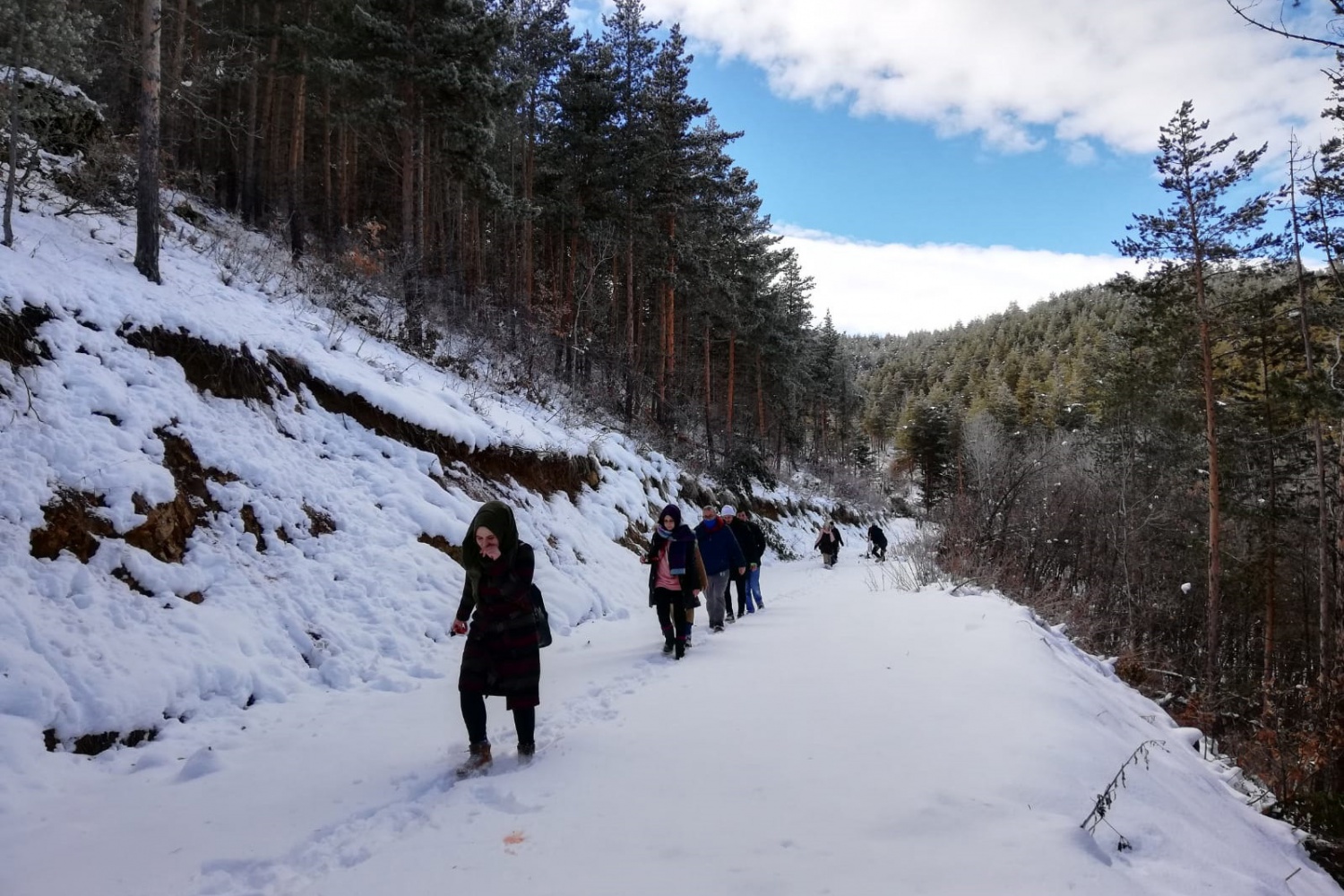 Gümüşhaneli dağcılar Sarıkamış şehitleri için yürüdü 7