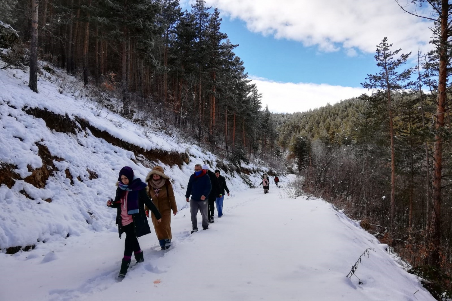 Gümüşhaneli dağcılar Sarıkamış şehitleri için yürüdü 8
