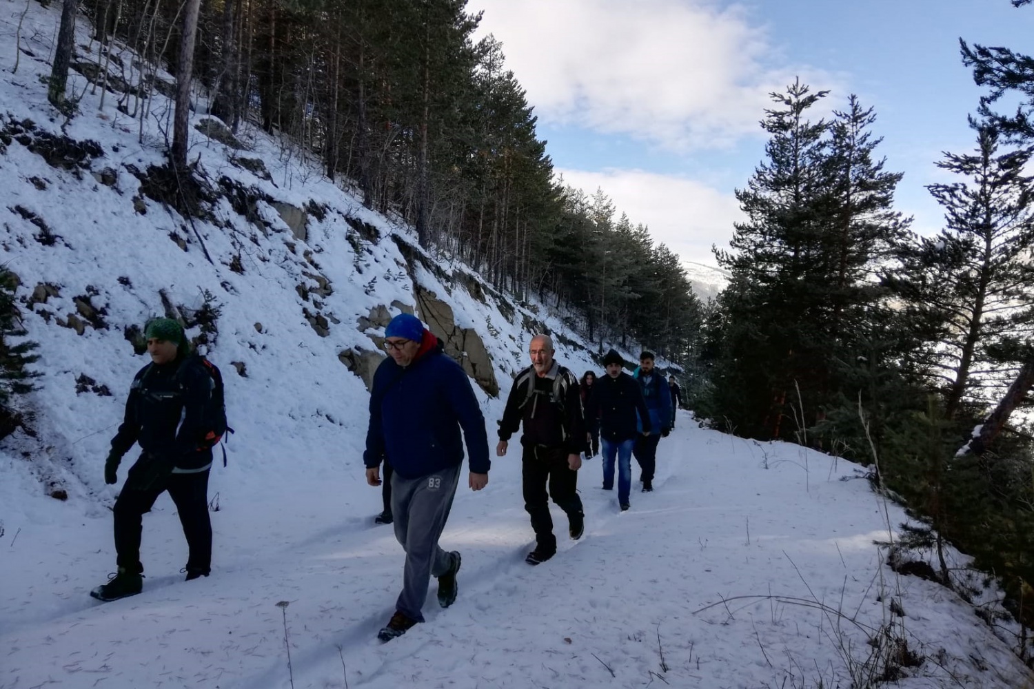 Gümüşhaneli dağcılar Sarıkamış şehitleri için yürüdü 9
