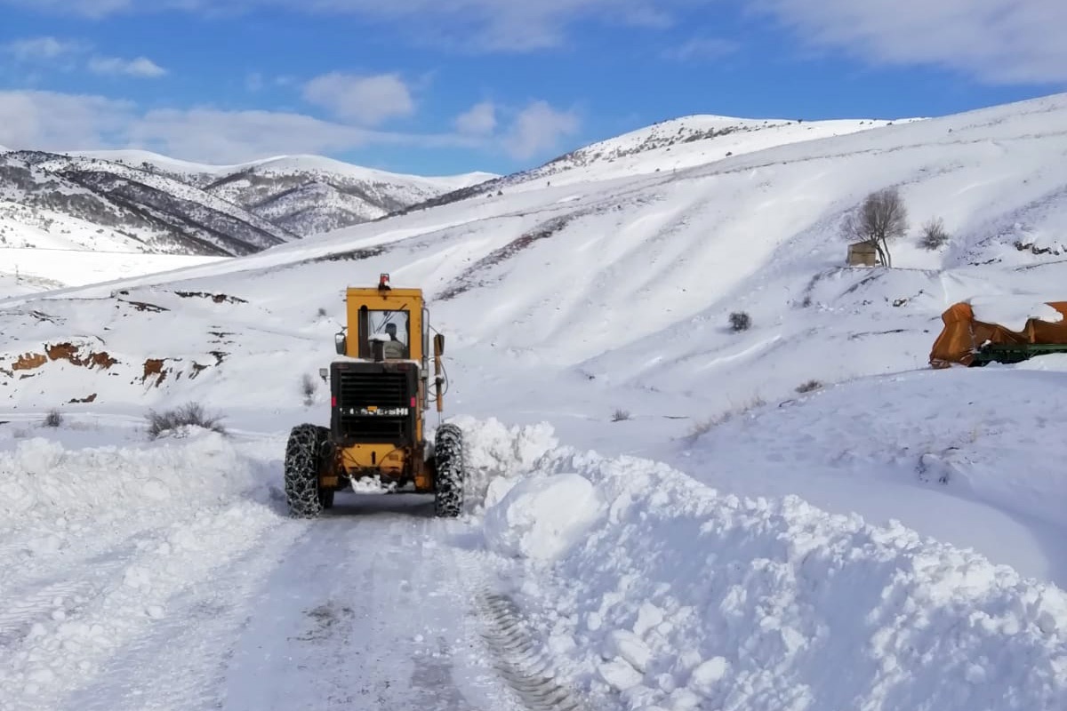 Gümüşhane’de kar yağışı 8