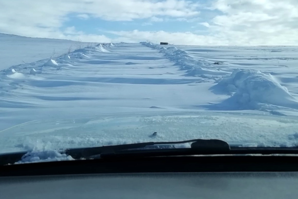 Gümüşhane’de kar yağışı 1