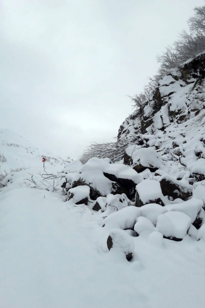 Gümüşhane’de kapalı köy yolları açıldı 12