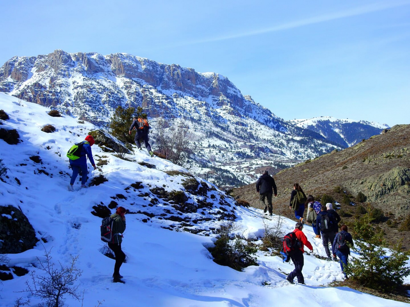 Gümüşhaneli dağcılardan Kadınlar Günü yürüyüşü 14