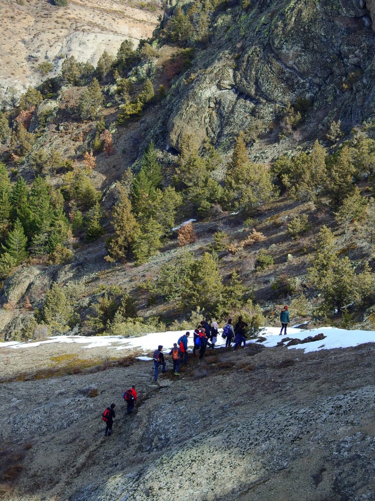 Gümüşhaneli dağcılardan Kadınlar Günü yürüyüşü 9