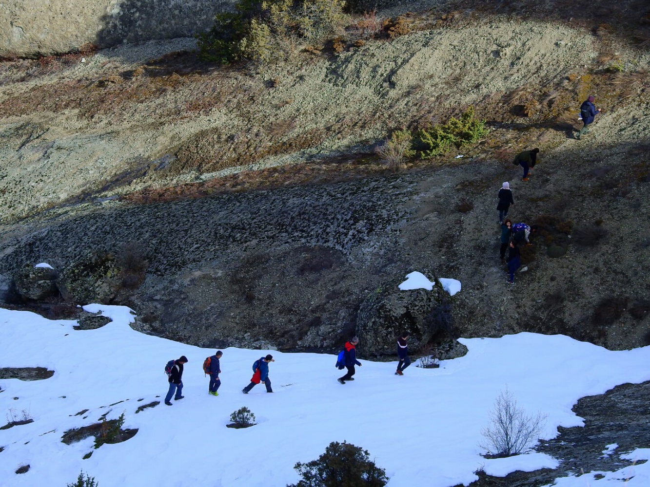 Gümüşhaneli dağcılardan Kadınlar Günü yürüyüşü 13