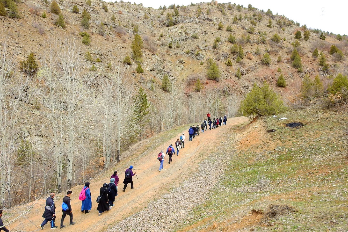 Gümüşhaneli dağcılardan Kelkit’te bahar yürüyüşü 6