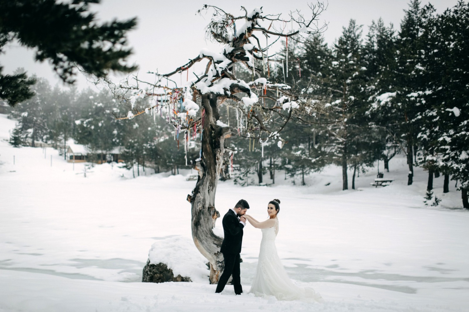 Eroğlu çiftinden sıradışı düğün albümü 6