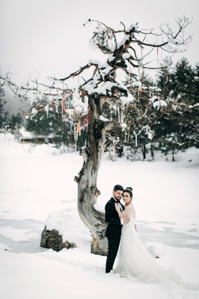 Eroğlu çiftinden sıradışı düğün albümü 5