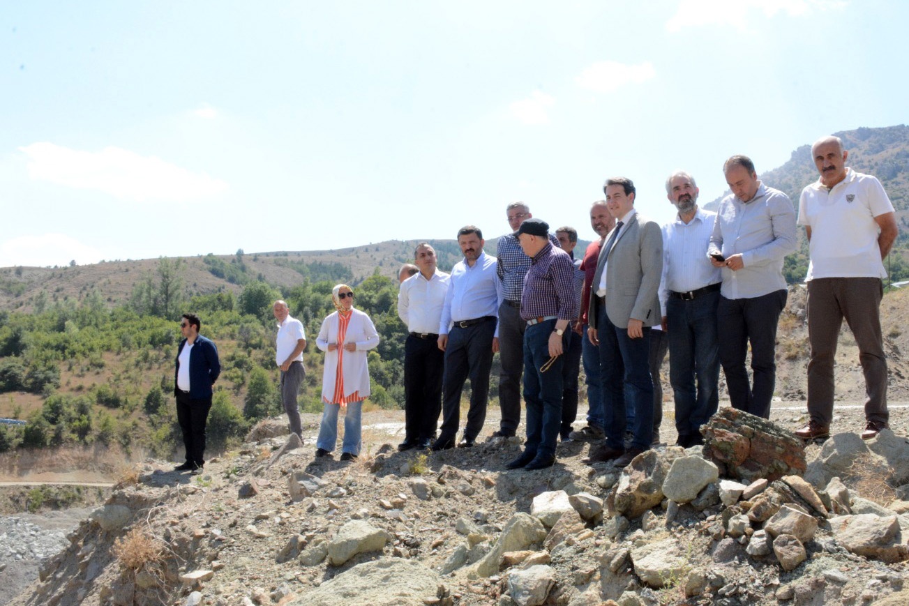 Bahçecik Barajında çalışmalar sürüyor 1