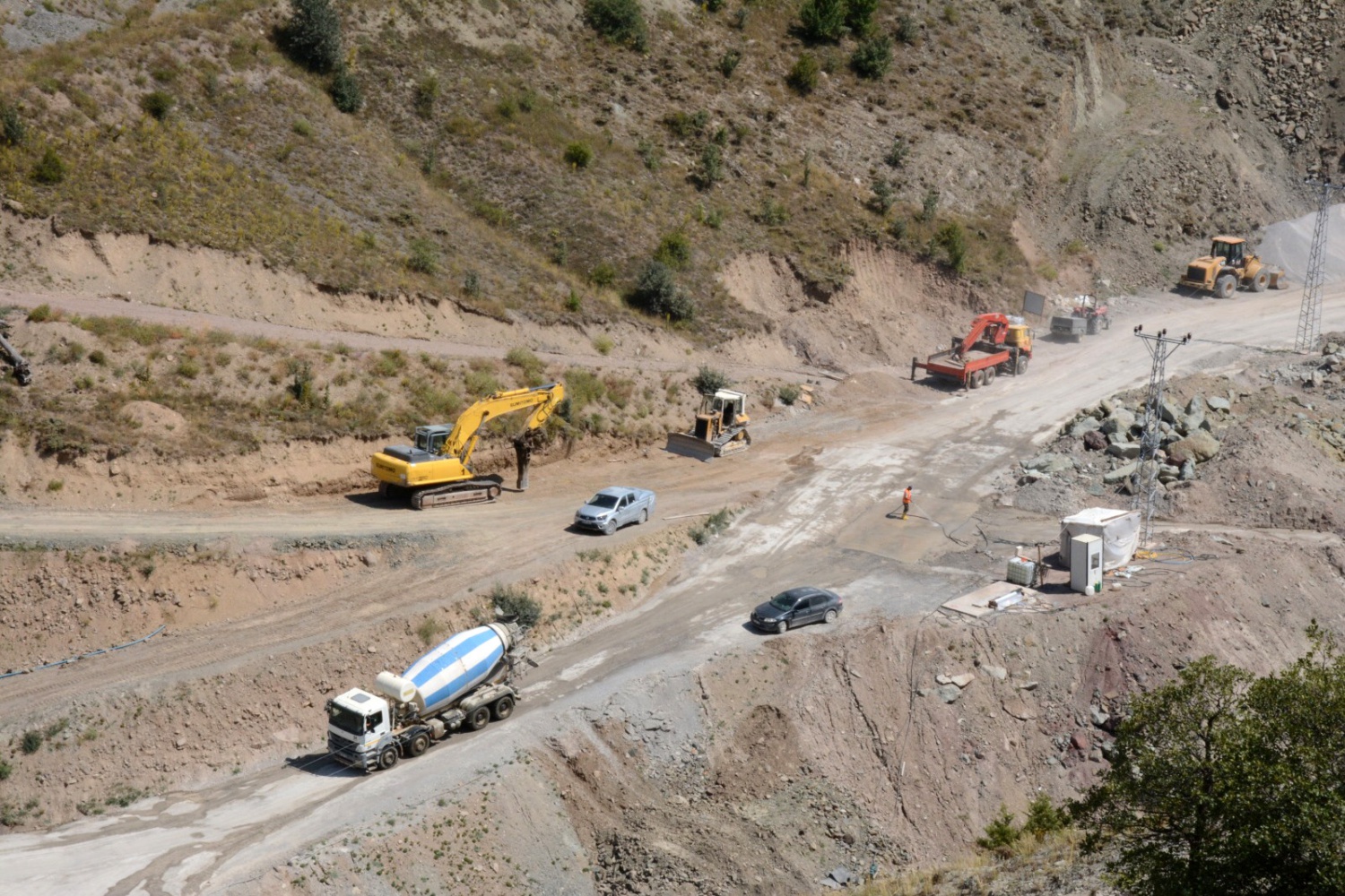 Bahçecik Barajında çalışmalar sürüyor 7