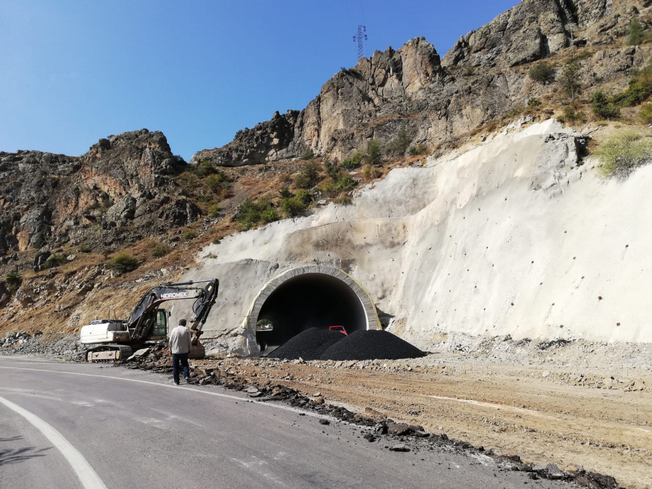 Aynalı virajın tüneli tamamlandı 1