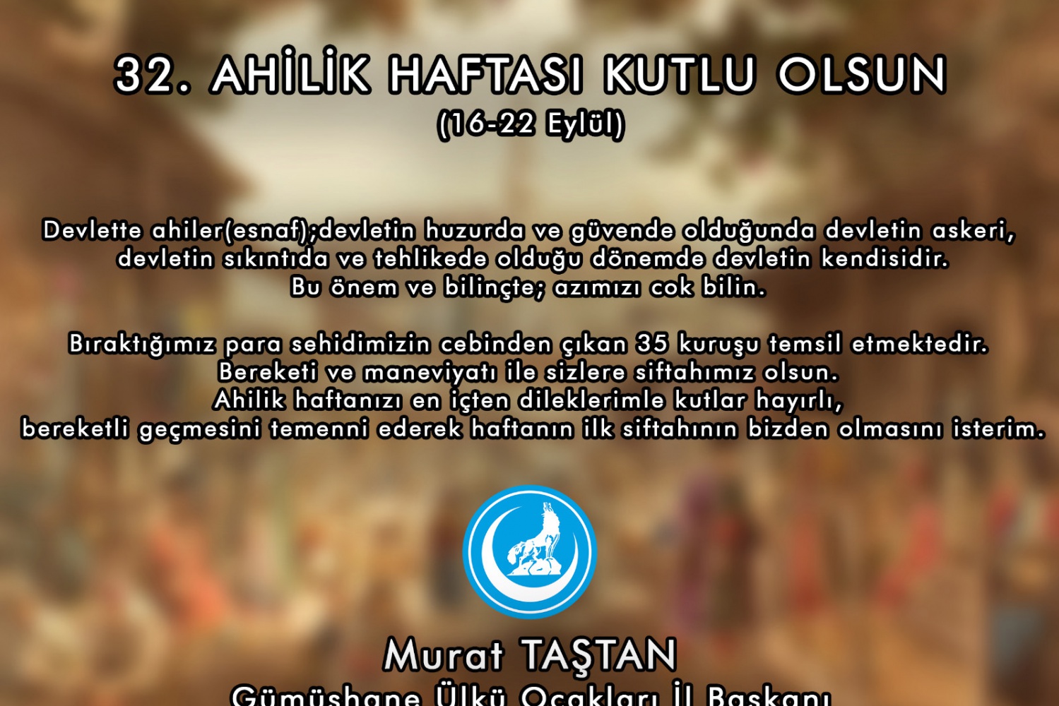 Gümüşhane Ülkü Ocaklarından 35 kuruşla Ahilik Haftası kutlaması 7