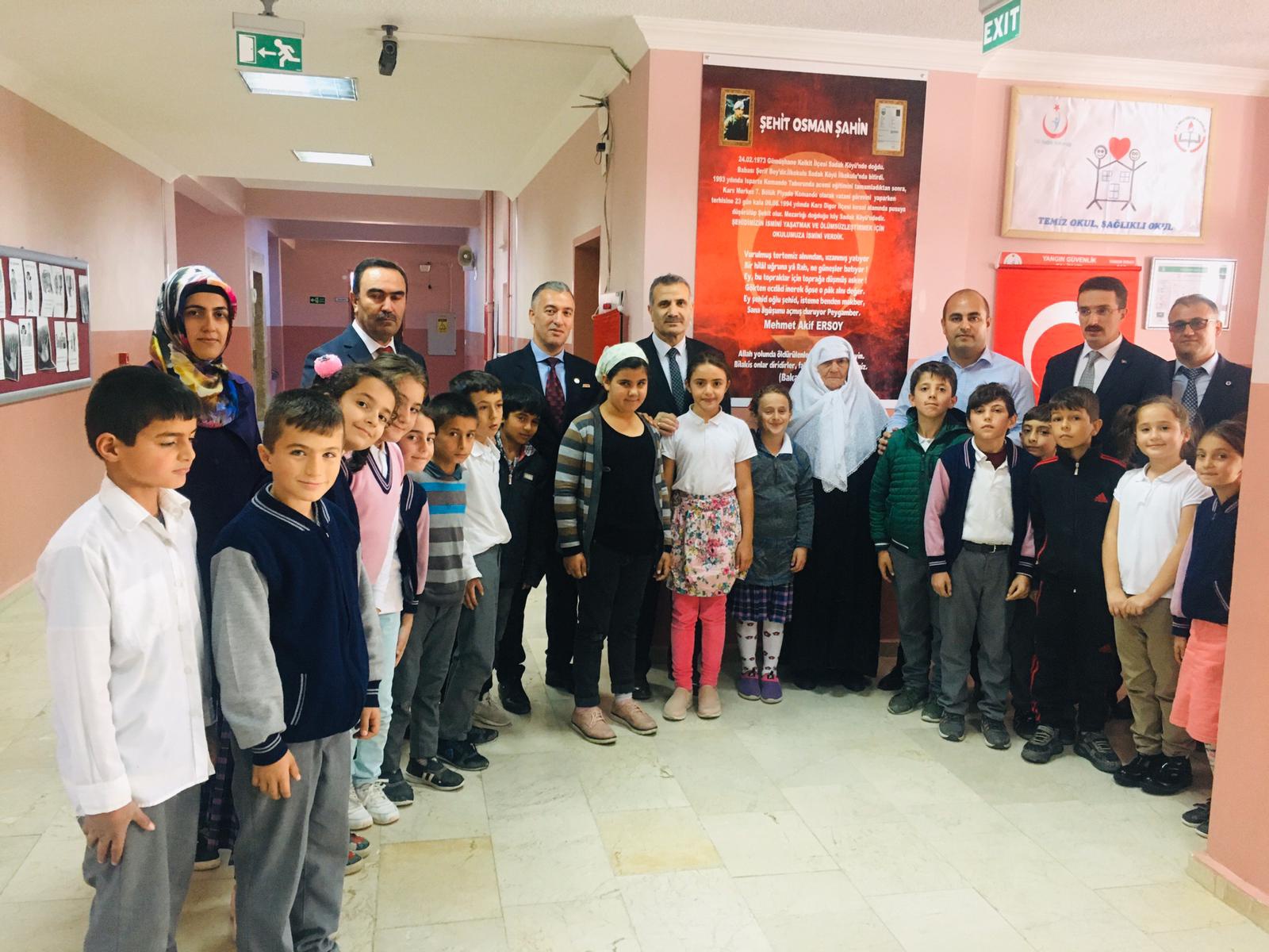 Kaymakam Aydın’dan şehit ailesine ziyaret 10