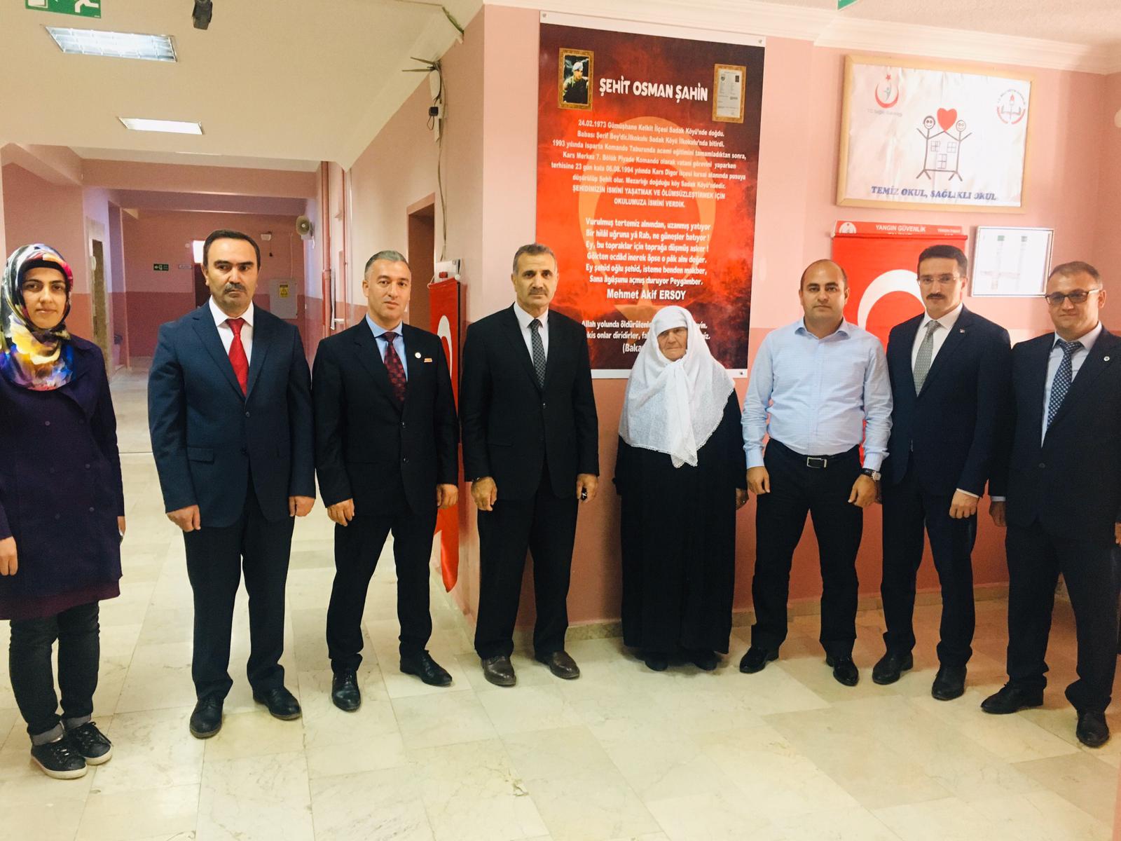 Kaymakam Aydın’dan şehit ailesine ziyaret 3