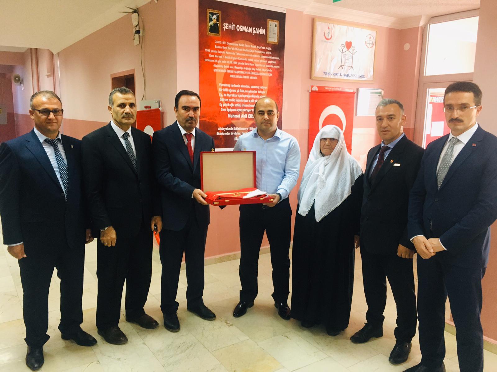 Kaymakam Aydın’dan şehit ailesine ziyaret 5