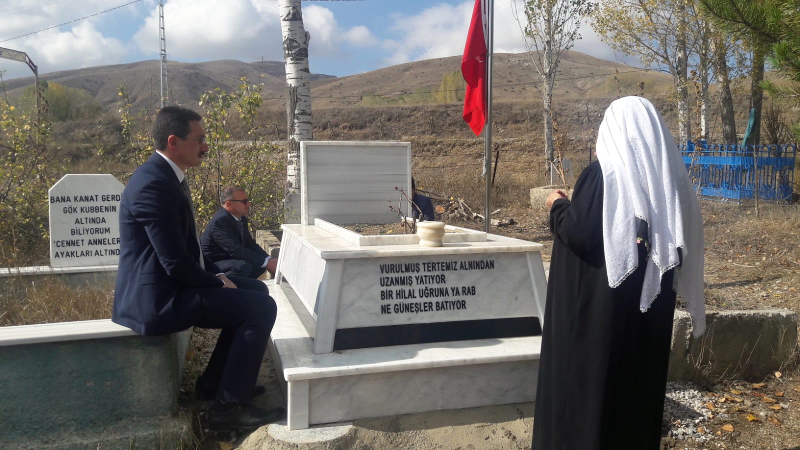 Kaymakam Aydın’dan şehit ailesine ziyaret 4