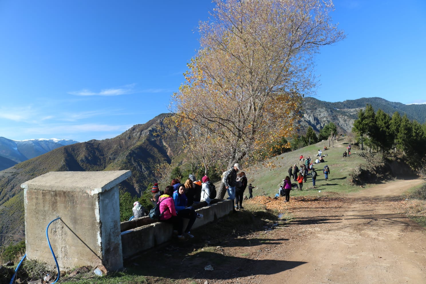 Gümüşhaneli dağcılar Zigana’da sonbahar ve kışı bir arada yaşadı 7