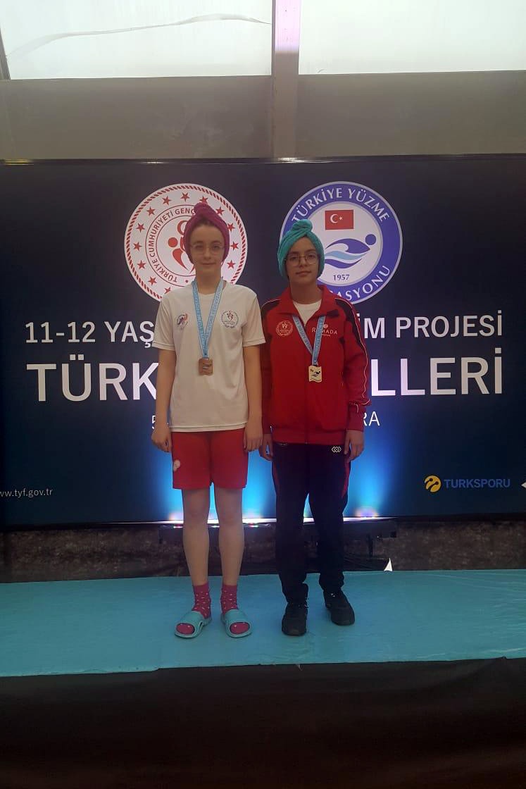 Yüzücülerimiz Türkiye şampiyonasından madalya ile döndü 1