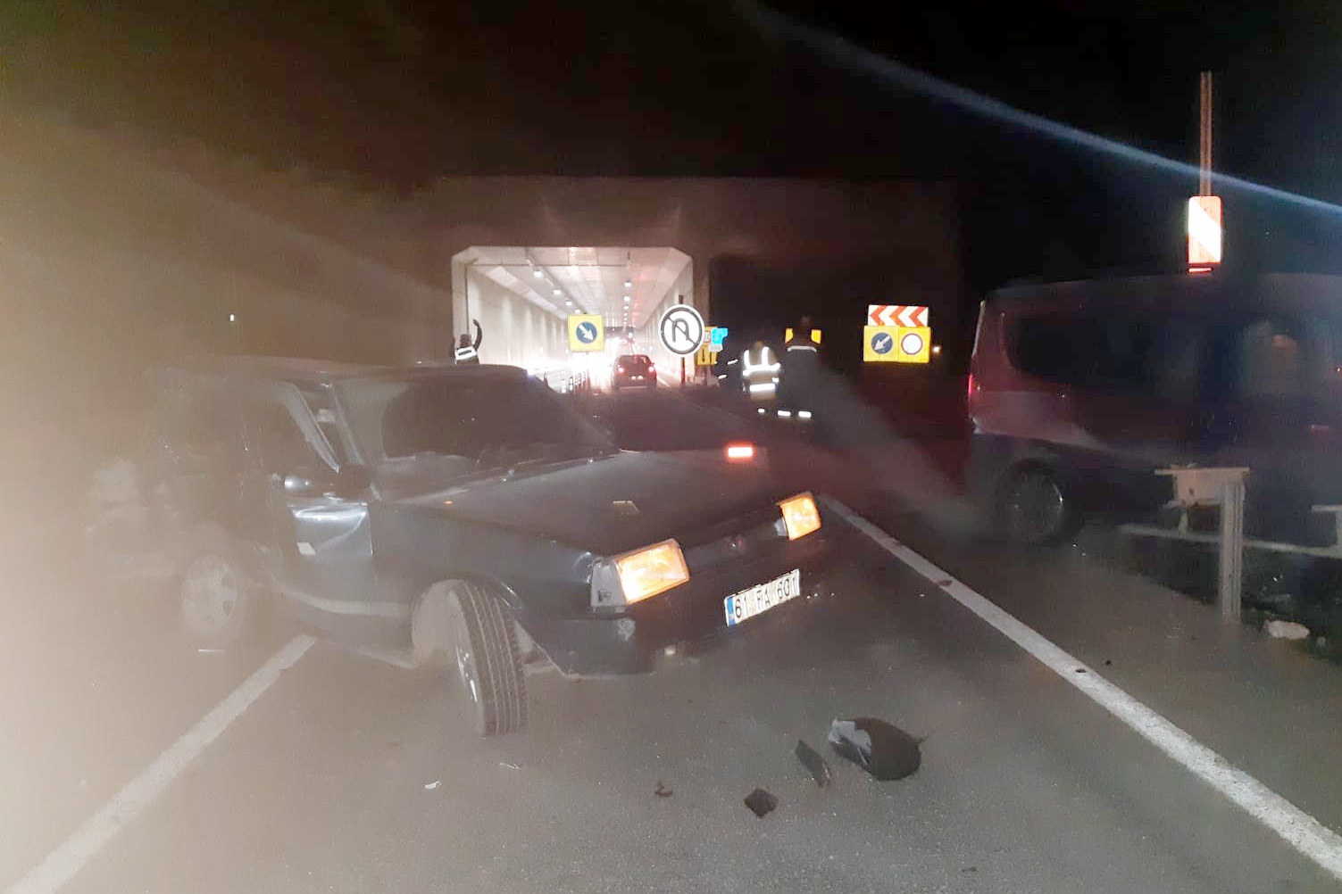 Kürtün kavşağında kaza: 1 yaralı 6