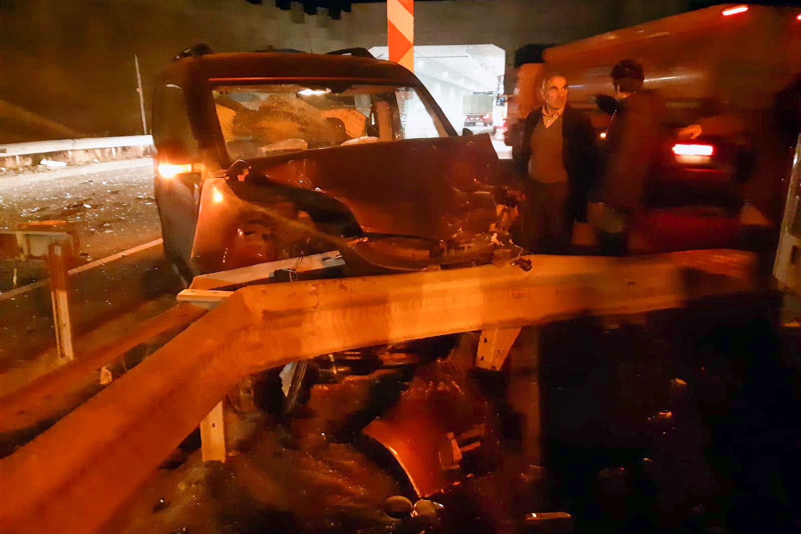 Kürtün kavşağında kaza: 1 yaralı 7