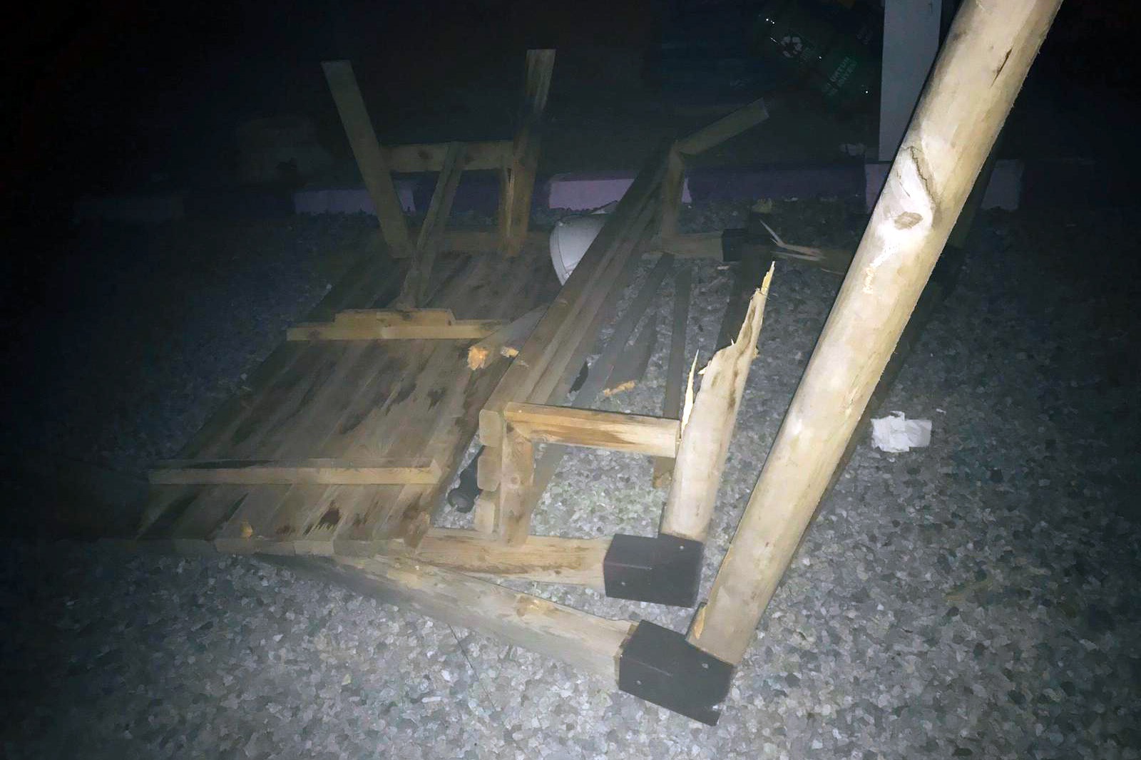 Şiddetli rüzgar Gümüşhane’de de etkili oldu 1