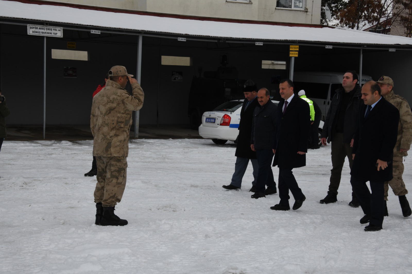 Vali Taşbilek’ten Kelkit Jandarma’ya ziyaret 1