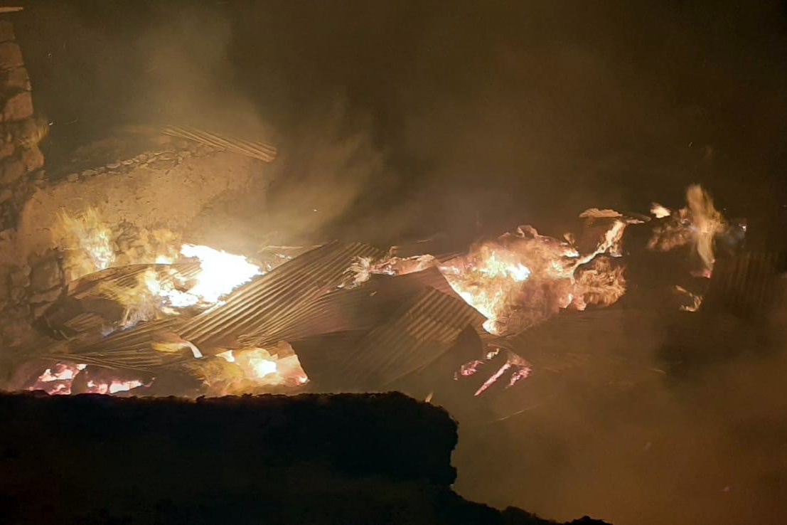 Torul’da korkutan yangın 4