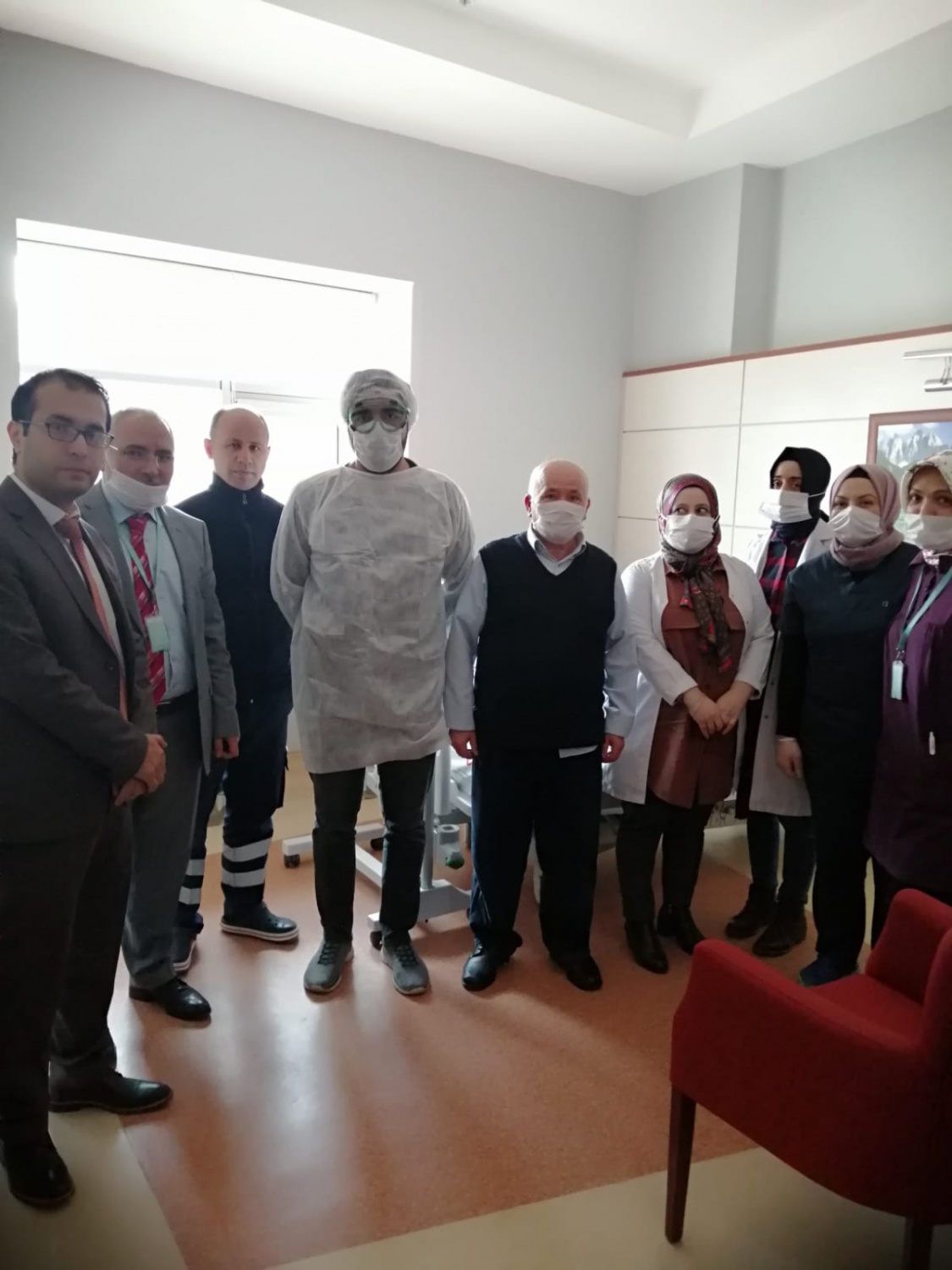 Gümüşhane Devlet Hastanesinde koronavirüs tatbikatı 2