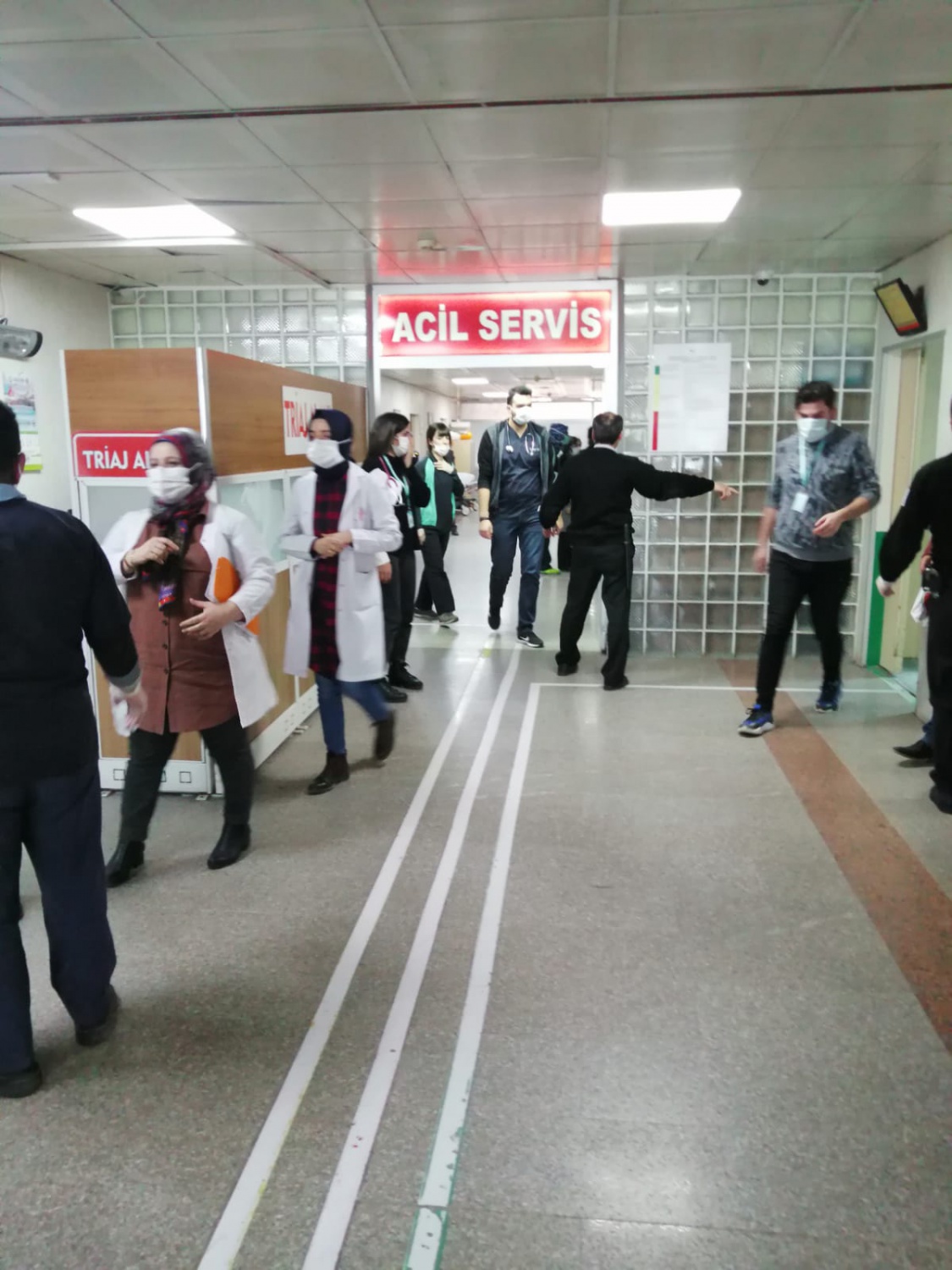 Gümüşhane Devlet Hastanesinde koronavirüs tatbikatı 5