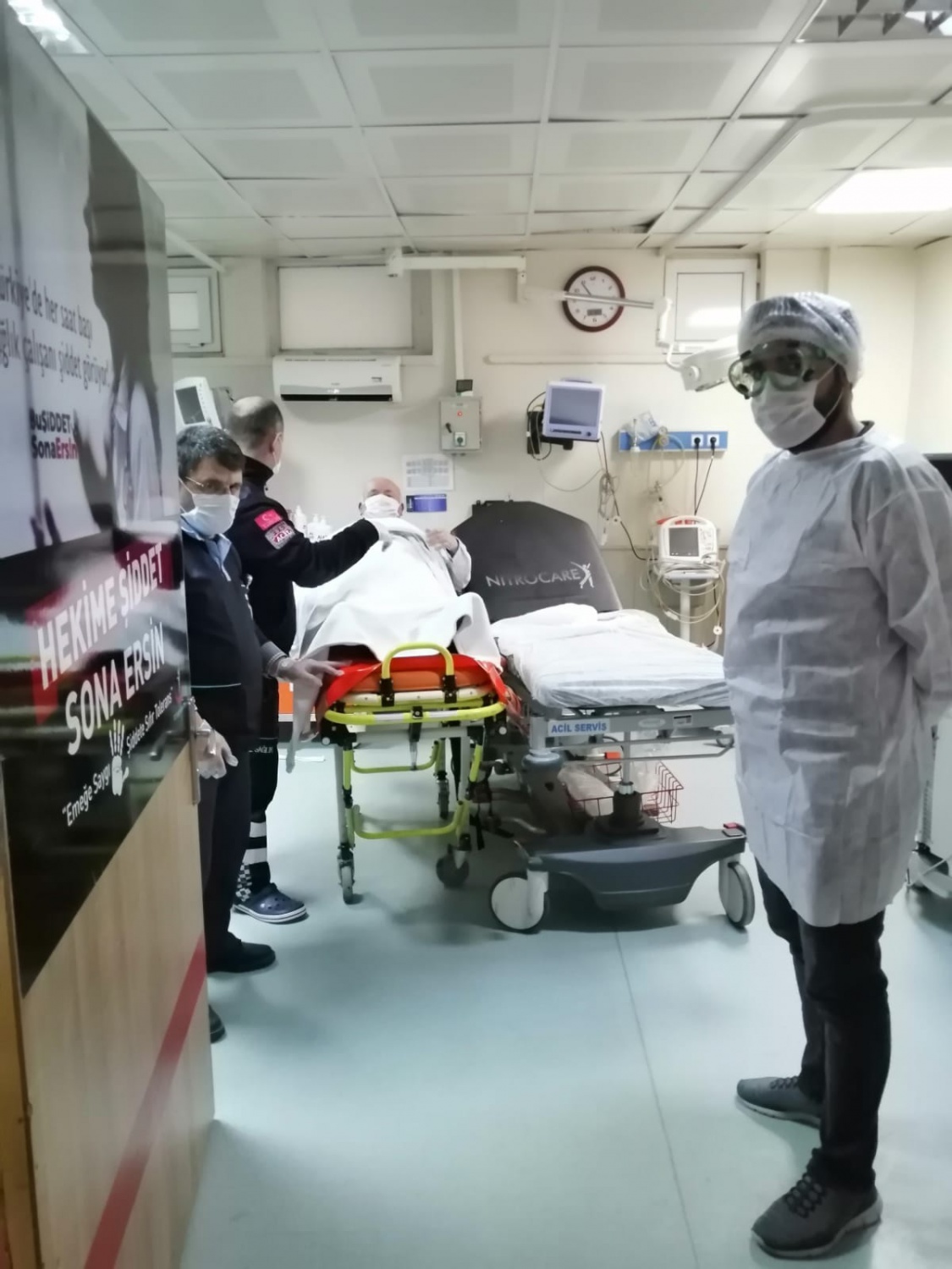 Gümüşhane Devlet Hastanesinde koronavirüs tatbikatı 6