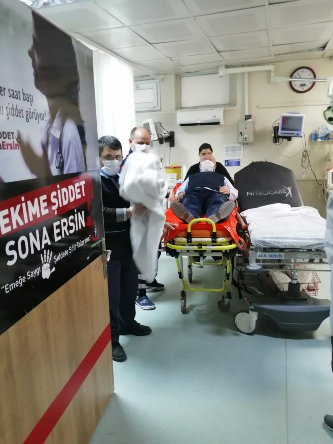 Gümüşhane Devlet Hastanesinde koronavirüs tatbikatı 3