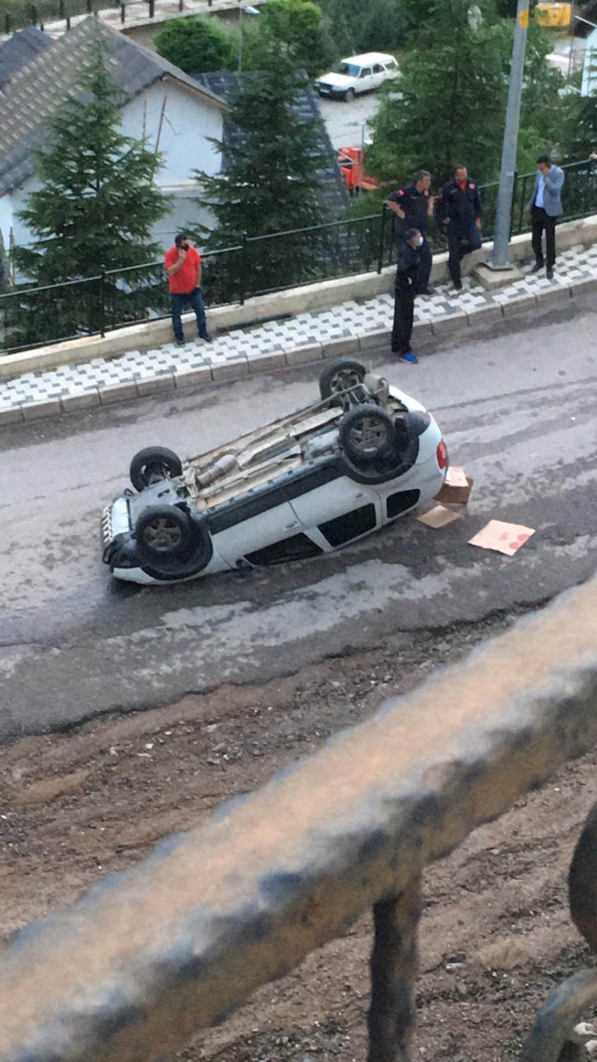 El frenini çekmeyi unutunca... 5