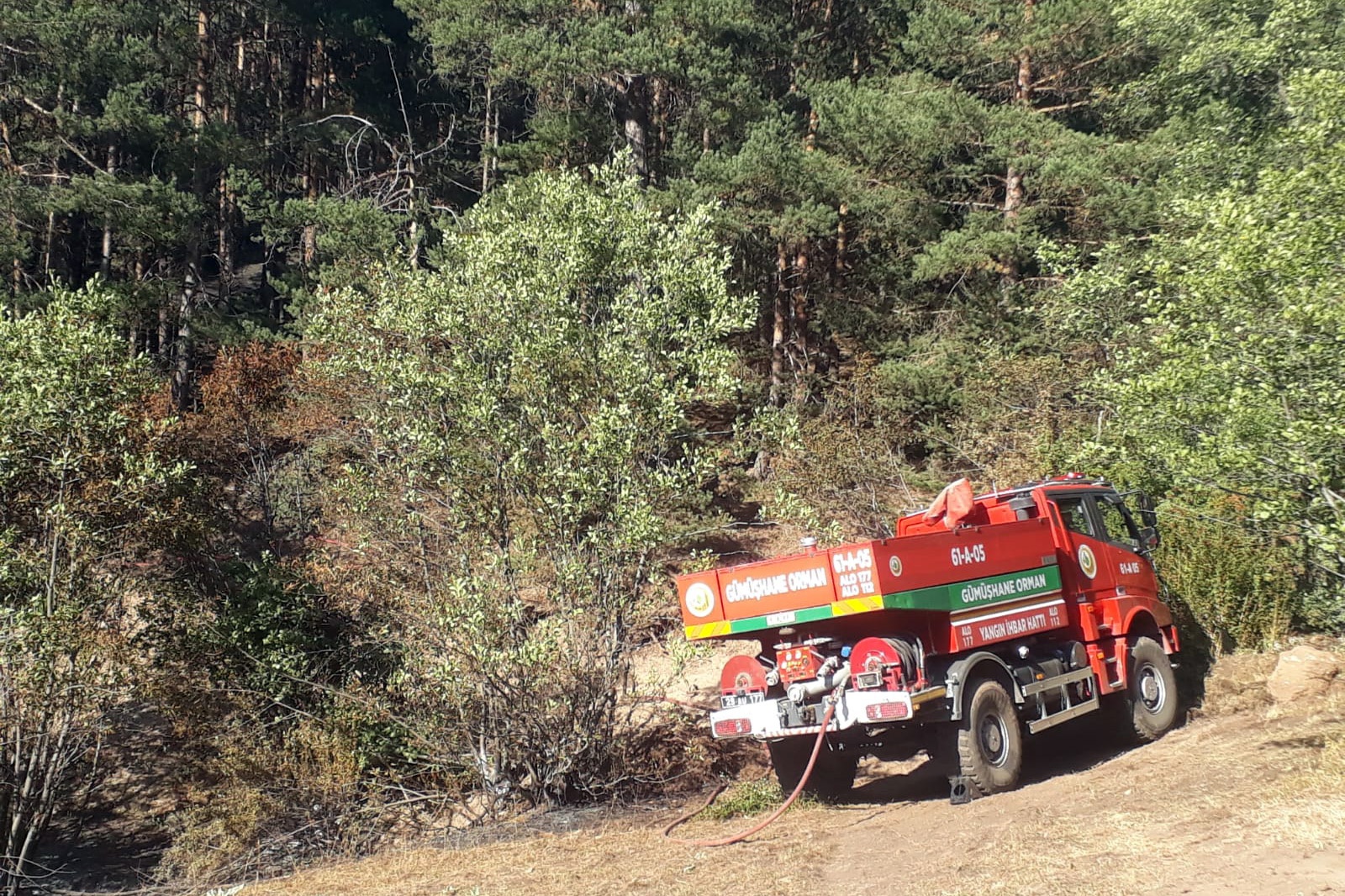 Gümüşhane’den ardı ardına yangın haberleri 15
