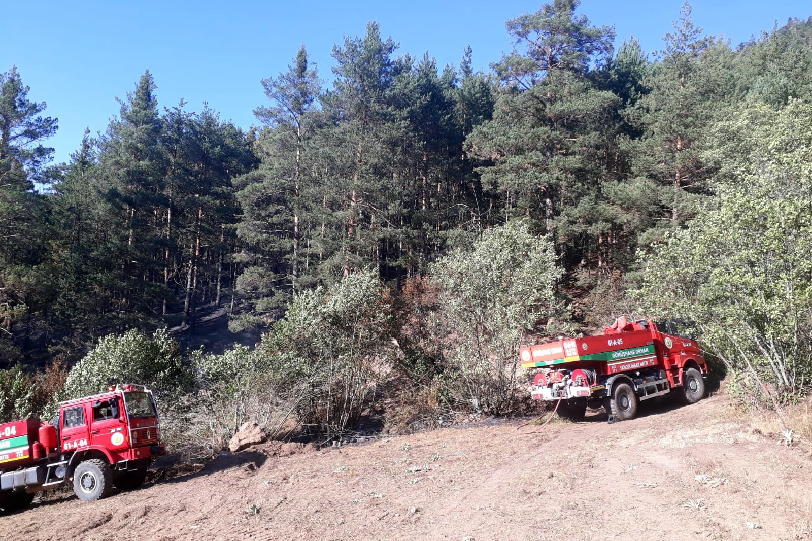 Gümüşhane’den ardı ardına yangın haberleri 17
